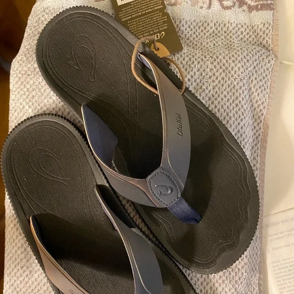 OluKai | Shoes | Olukai Mens Flip Flops Welo Trench Blue  display picture 1